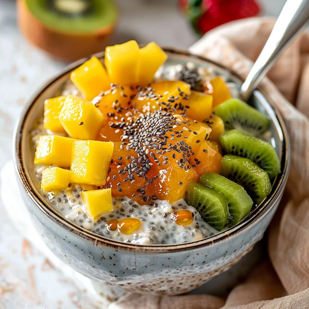 Tropical Chia Pudding Breakfast Bowl Recipe