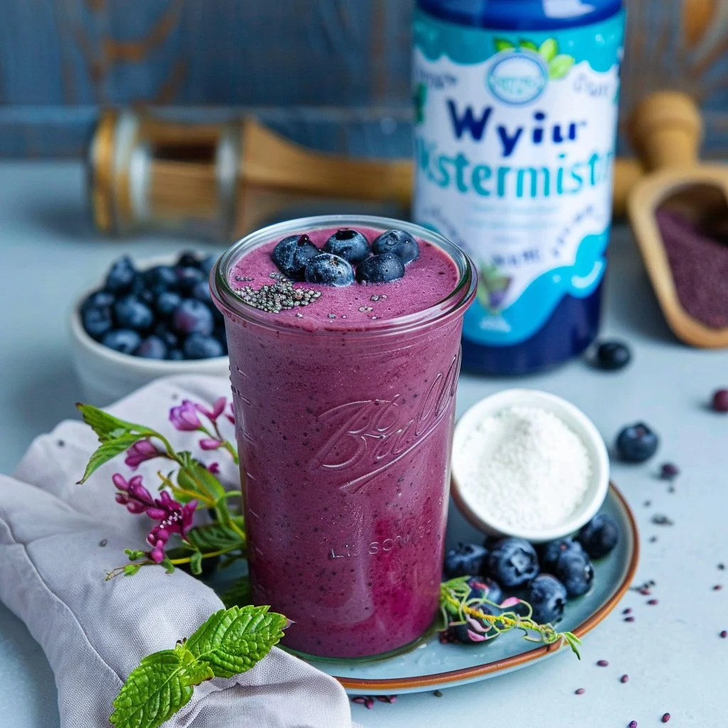 Wild Blueberry Kefir Smoothie