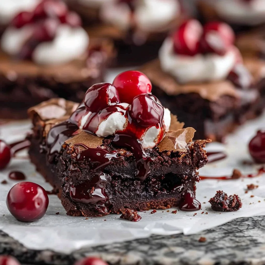 Black Forest Brownies Recipe