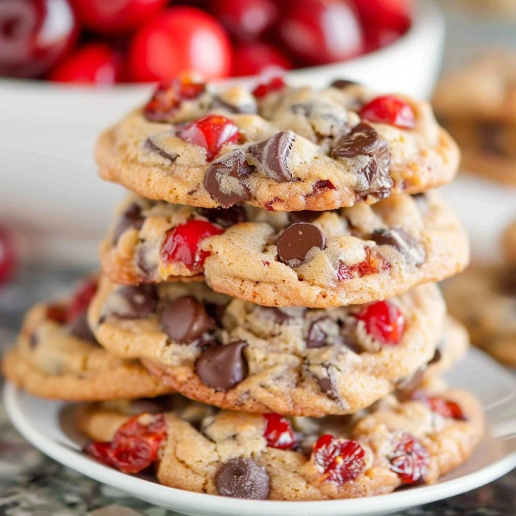 Cherry Chocolate Chip Cookies Recipe