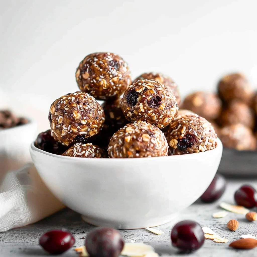 Cherry Pie Energy Balls Recipe