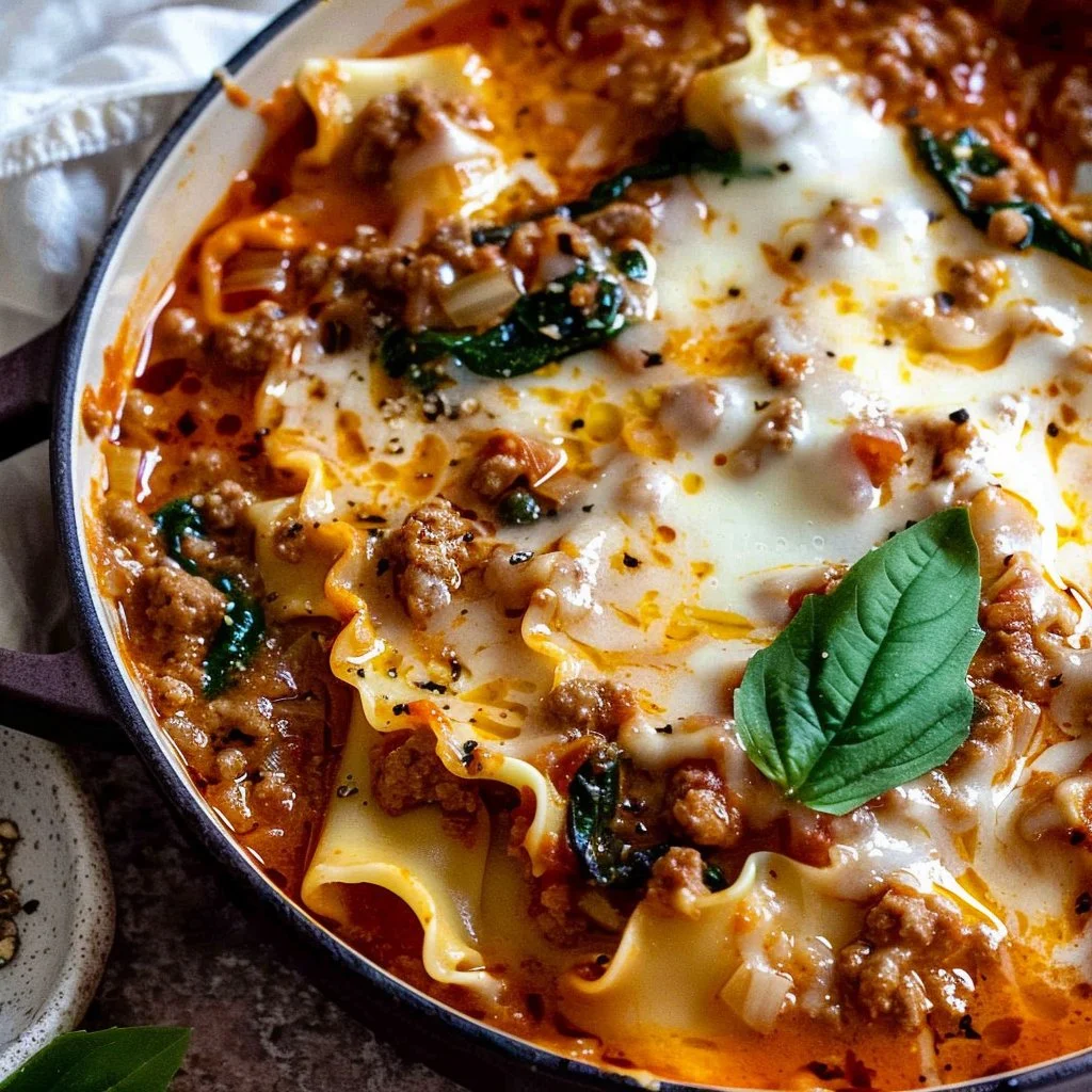 Creamy One-Pot Lasagna Soup