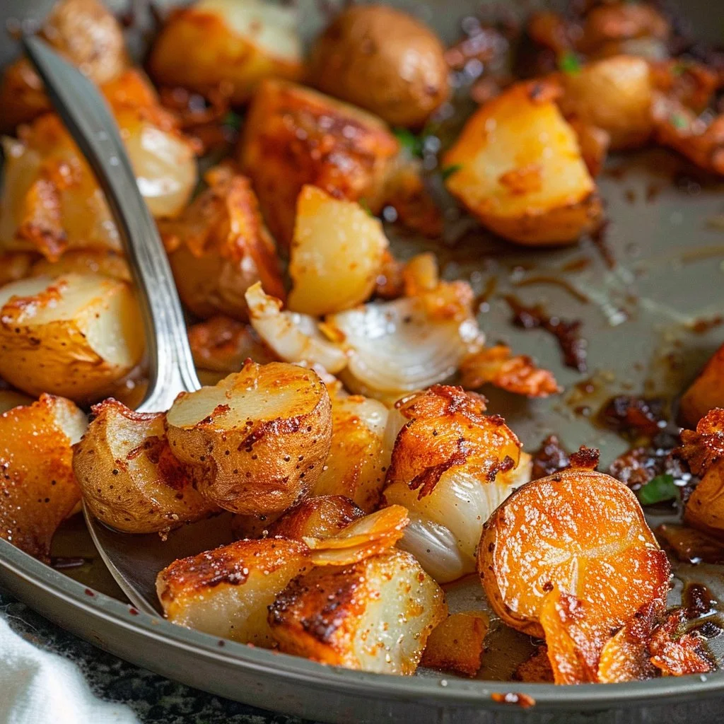 Crispy Brown Butter Sauteed Cabbage and Potatoes