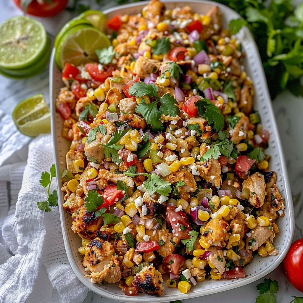 Elote Street Corn Chicken Salad