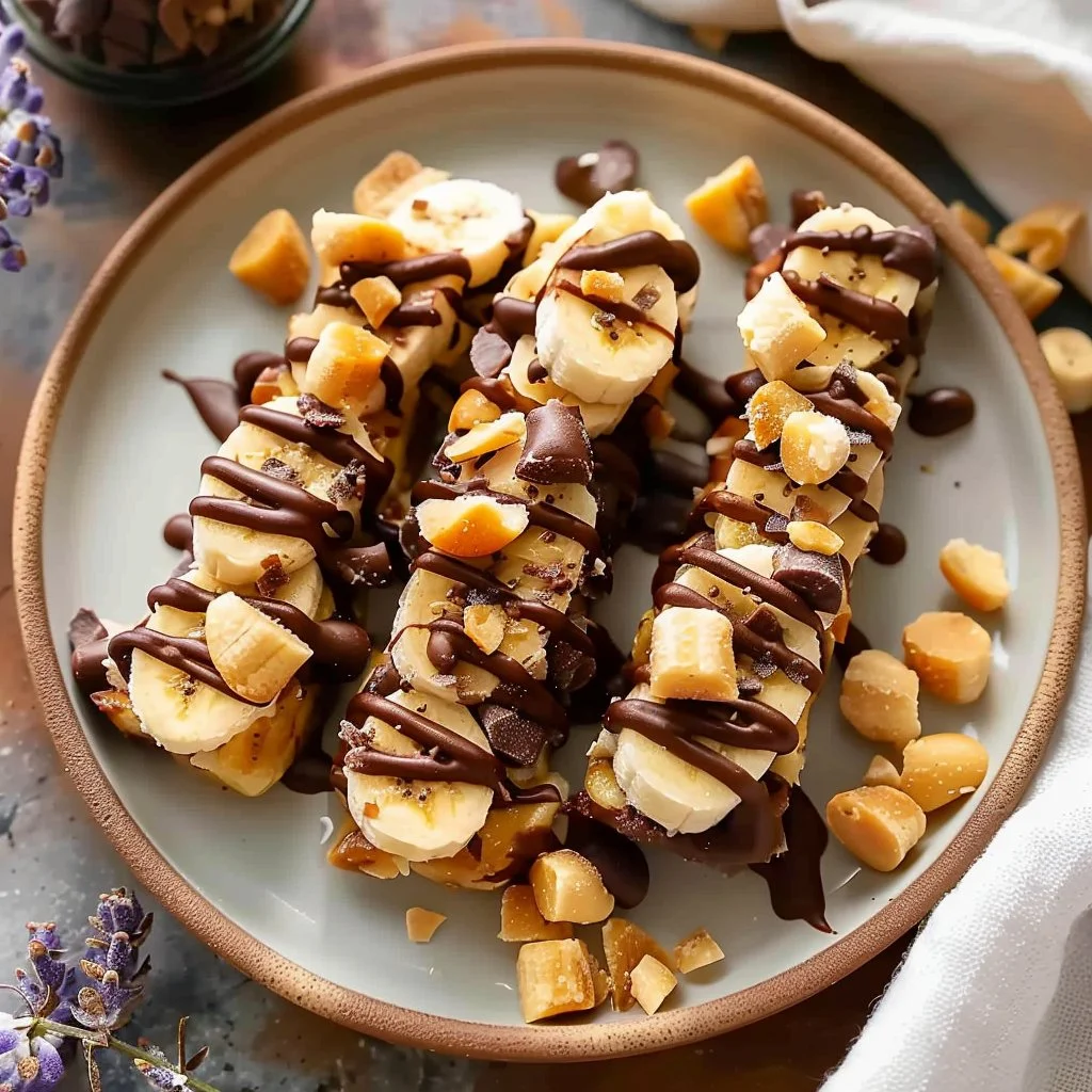 Frozen Banana Snickers Recipe