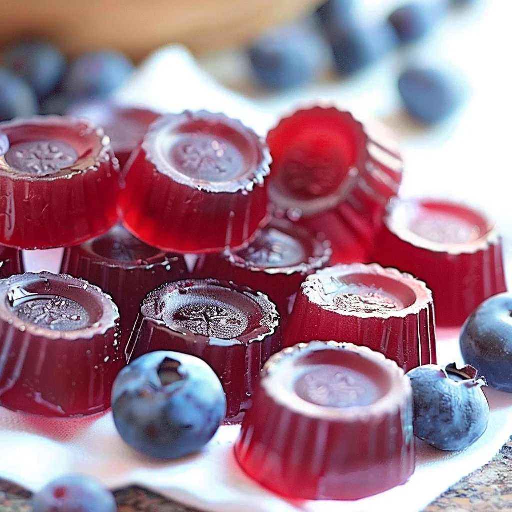 Healthy Apple and Blueberry Gummies