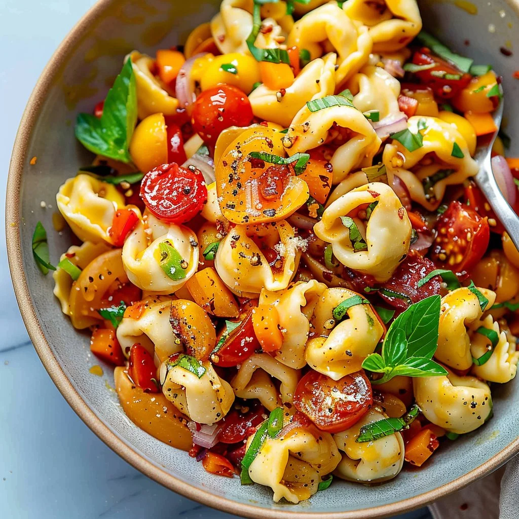 Hot Honey Tortellini Pasta Salad Recipe