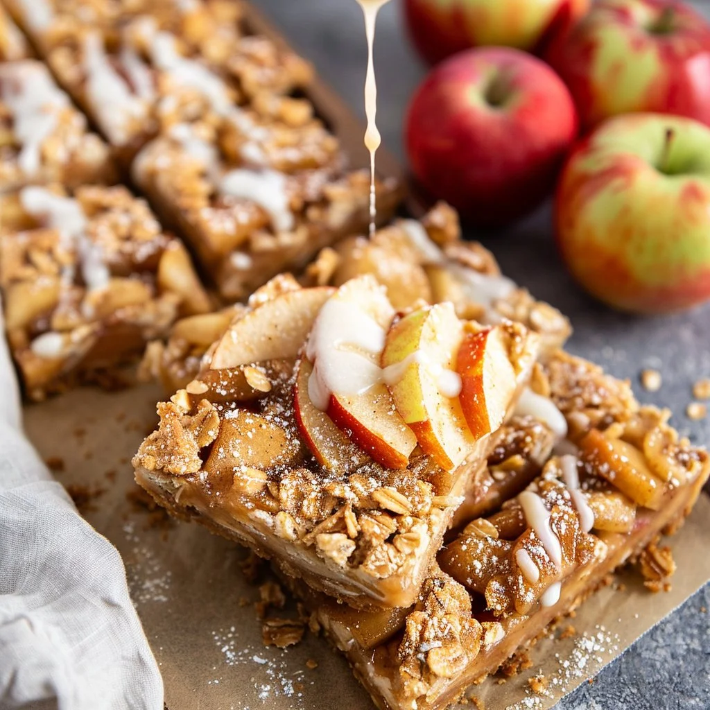 Oatmeal Apple Pie Bars Recipe