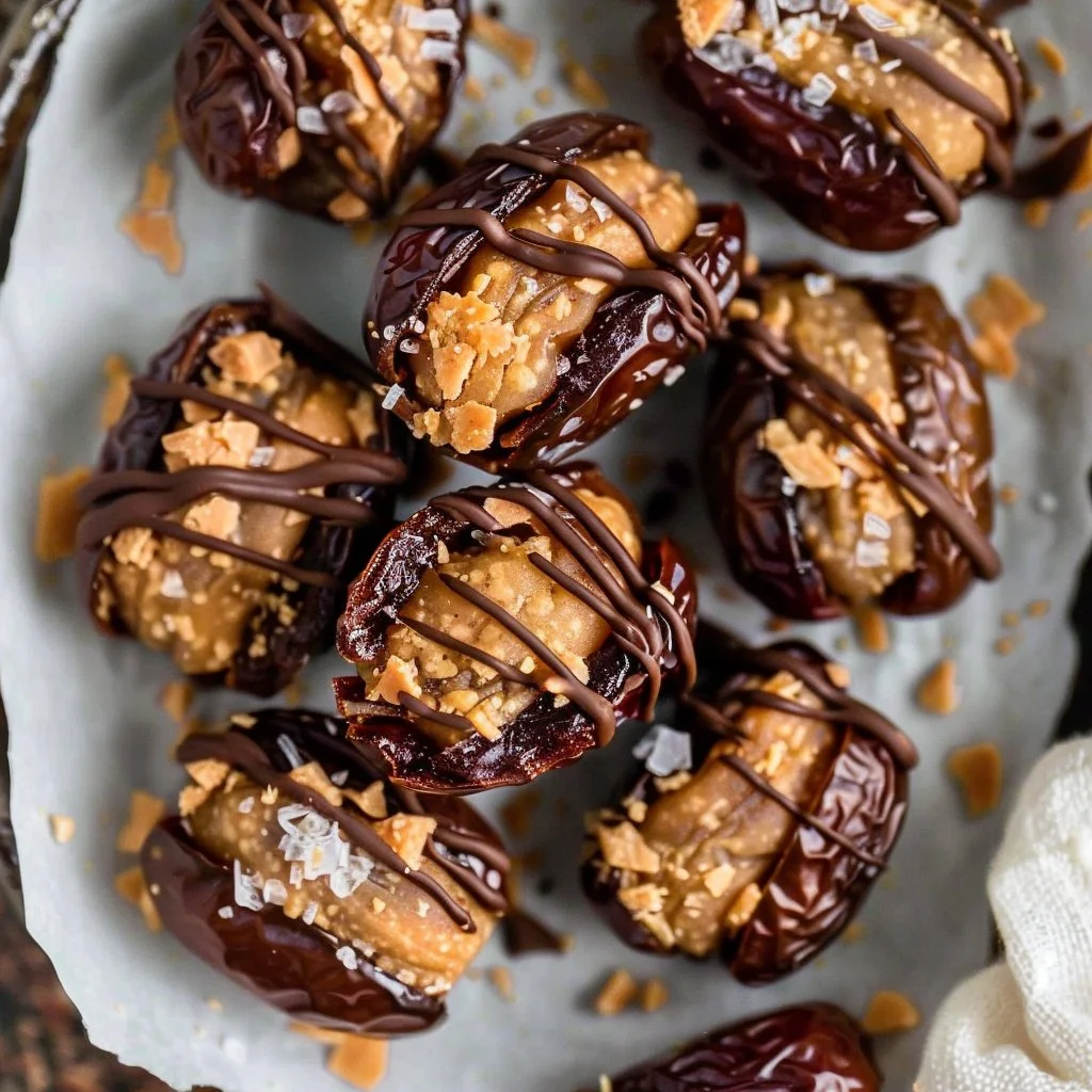 Samoa Cookie Stuffed Dates Recipe