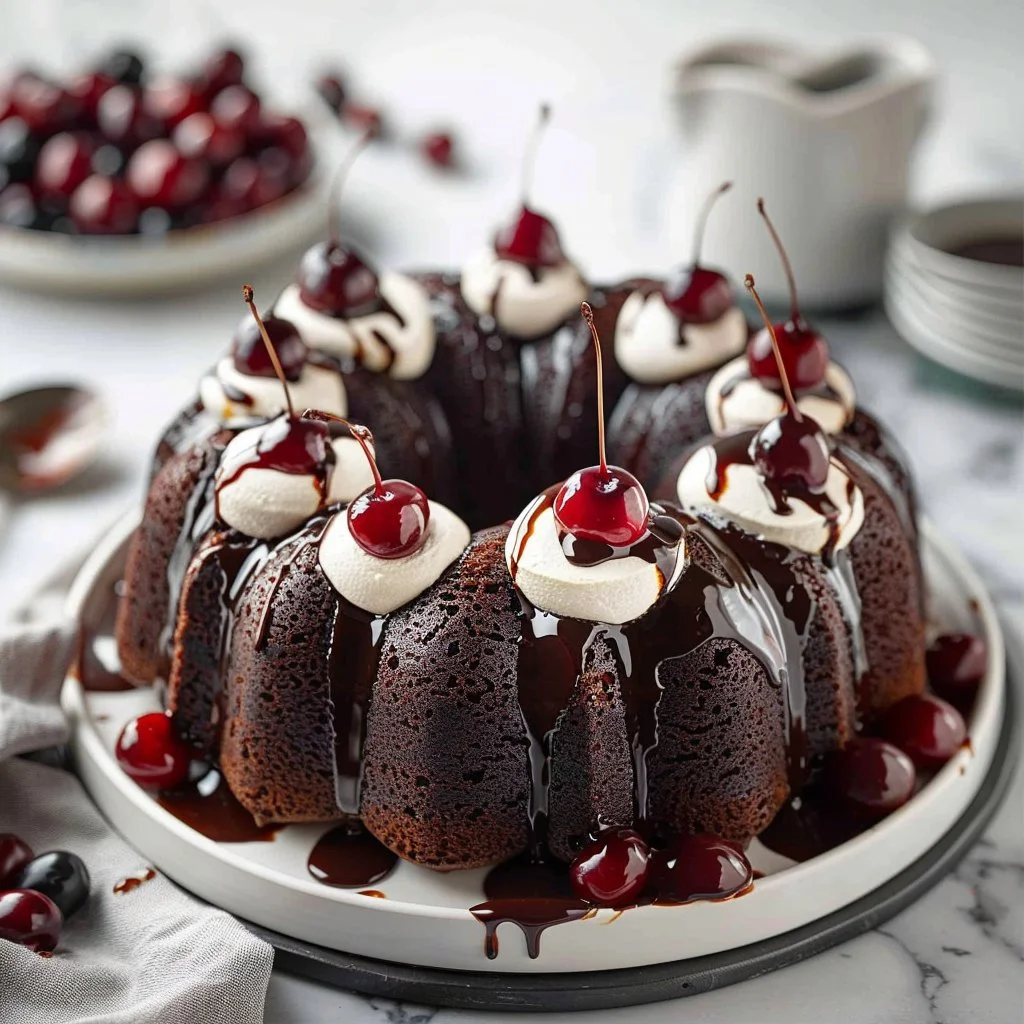 Classic Black Forest Bundt Cake