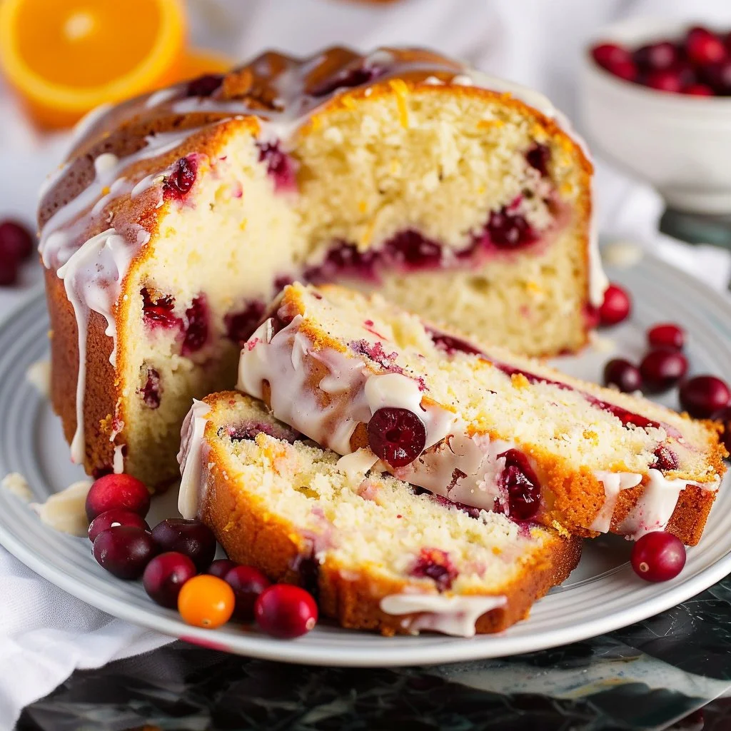 Cranberry Orange Pound Cake