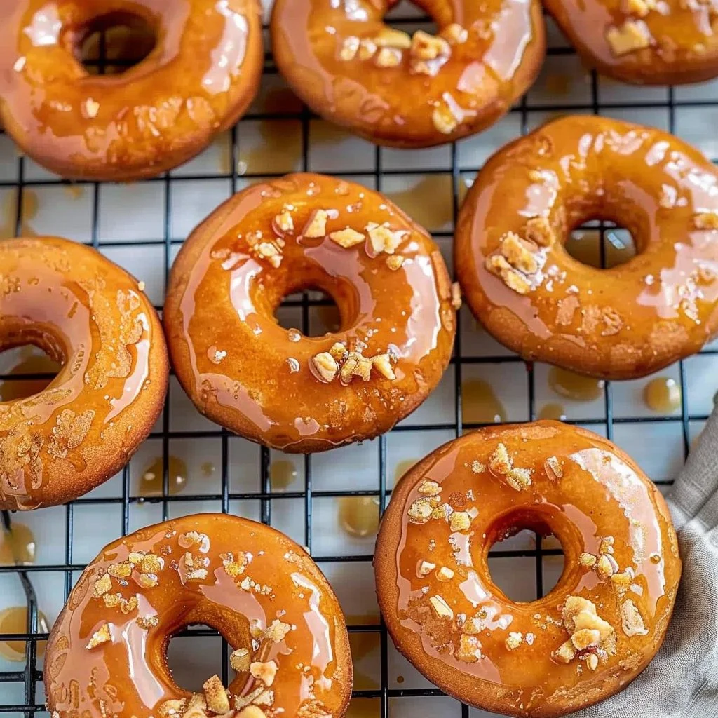 Maple Glazed Yeast Donuts