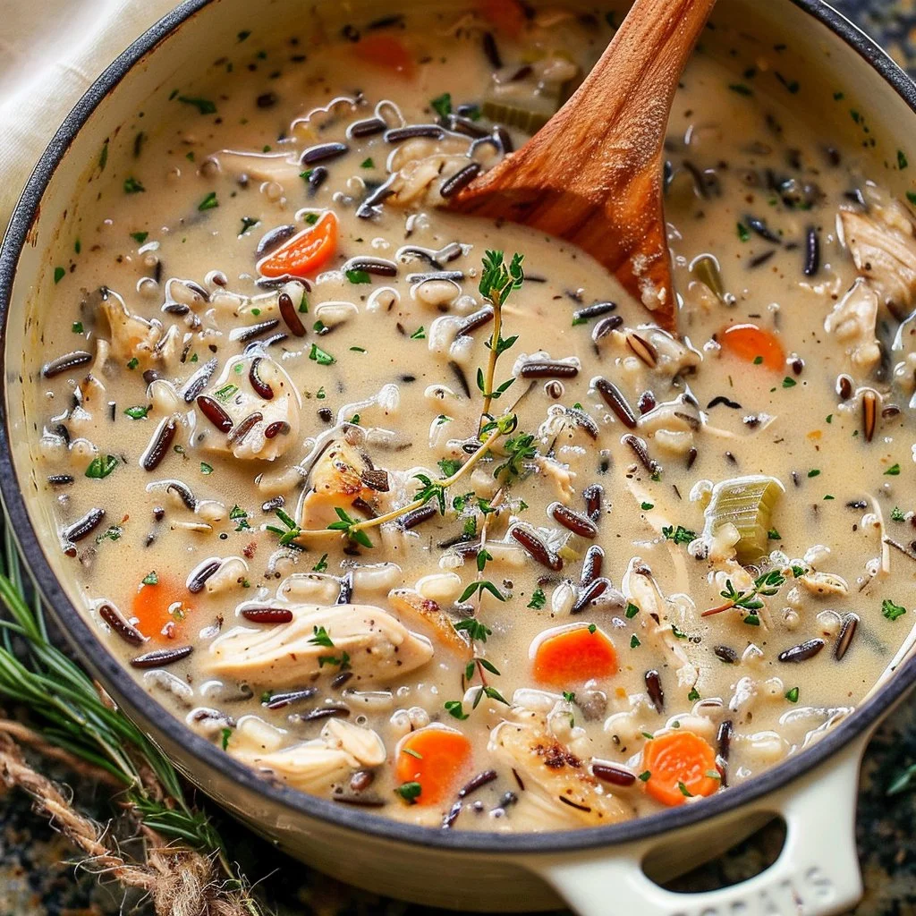 Minnesota-Style Creamy Chicken Wild Rice Soup